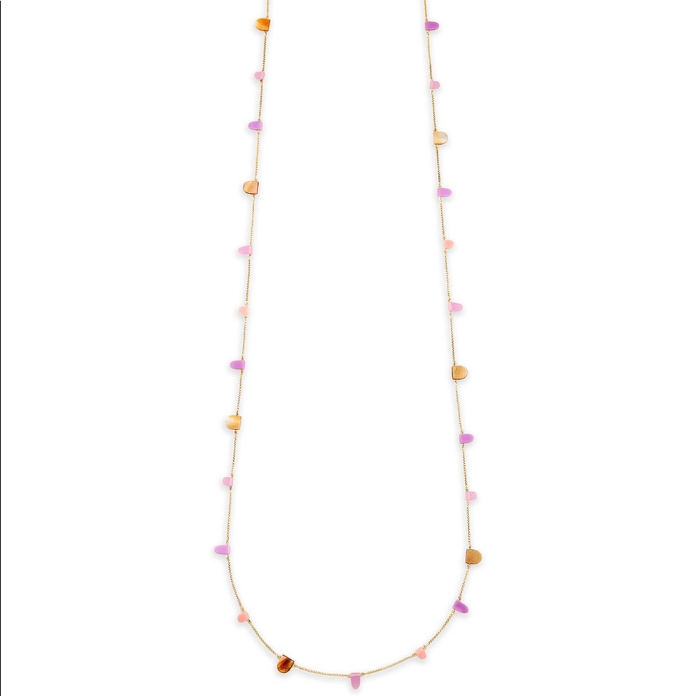 Kendra Scott Leola Long Necklace - Blush